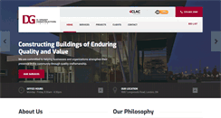 Desktop Screenshot of dgrantconstruction.com